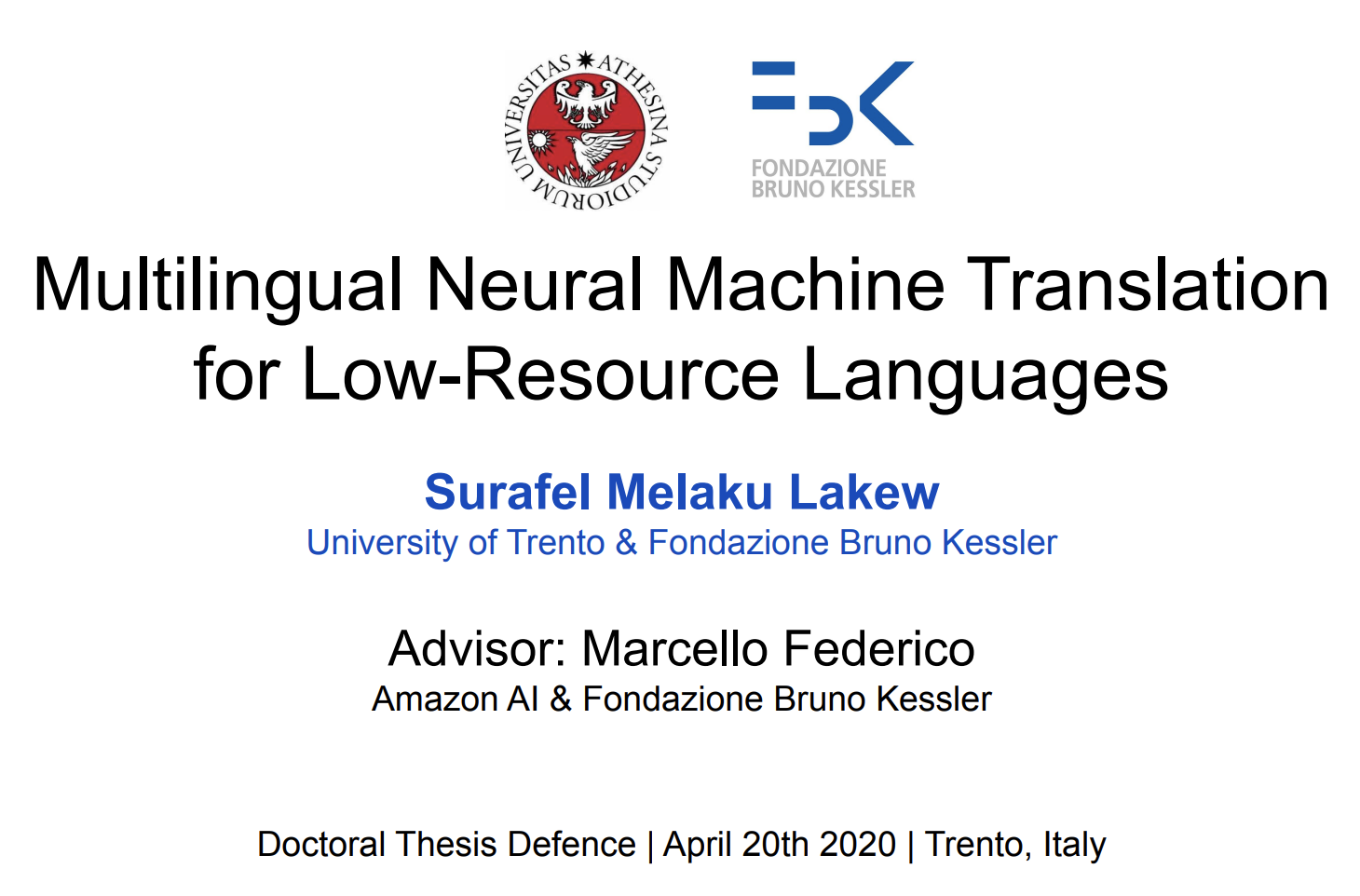 Multilingual and Customized Neural Machine Translation